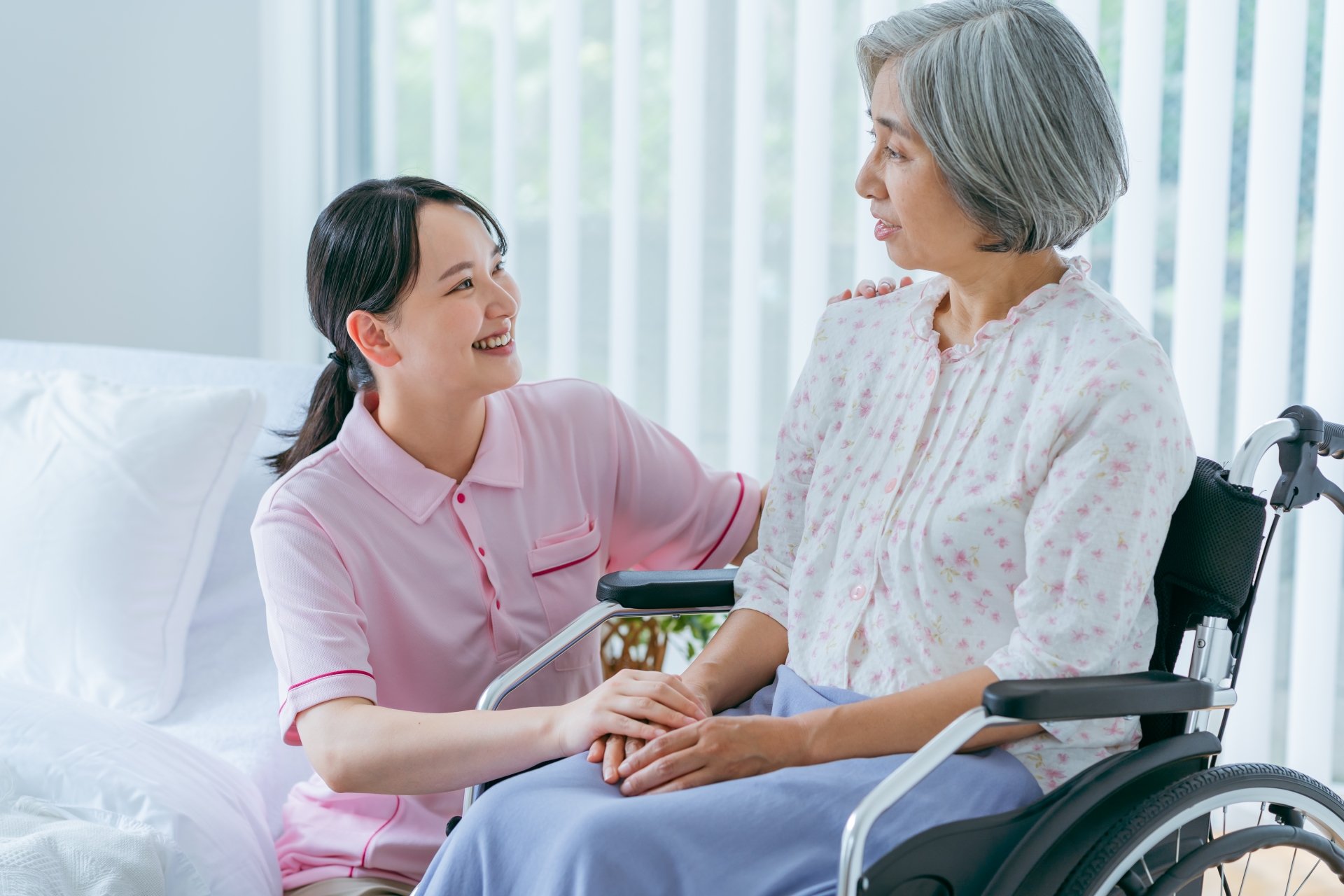 利用者とスタッフ